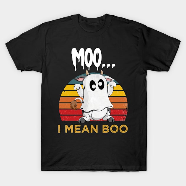 moo I mean boo T-Shirt by Crazy Shirts For All